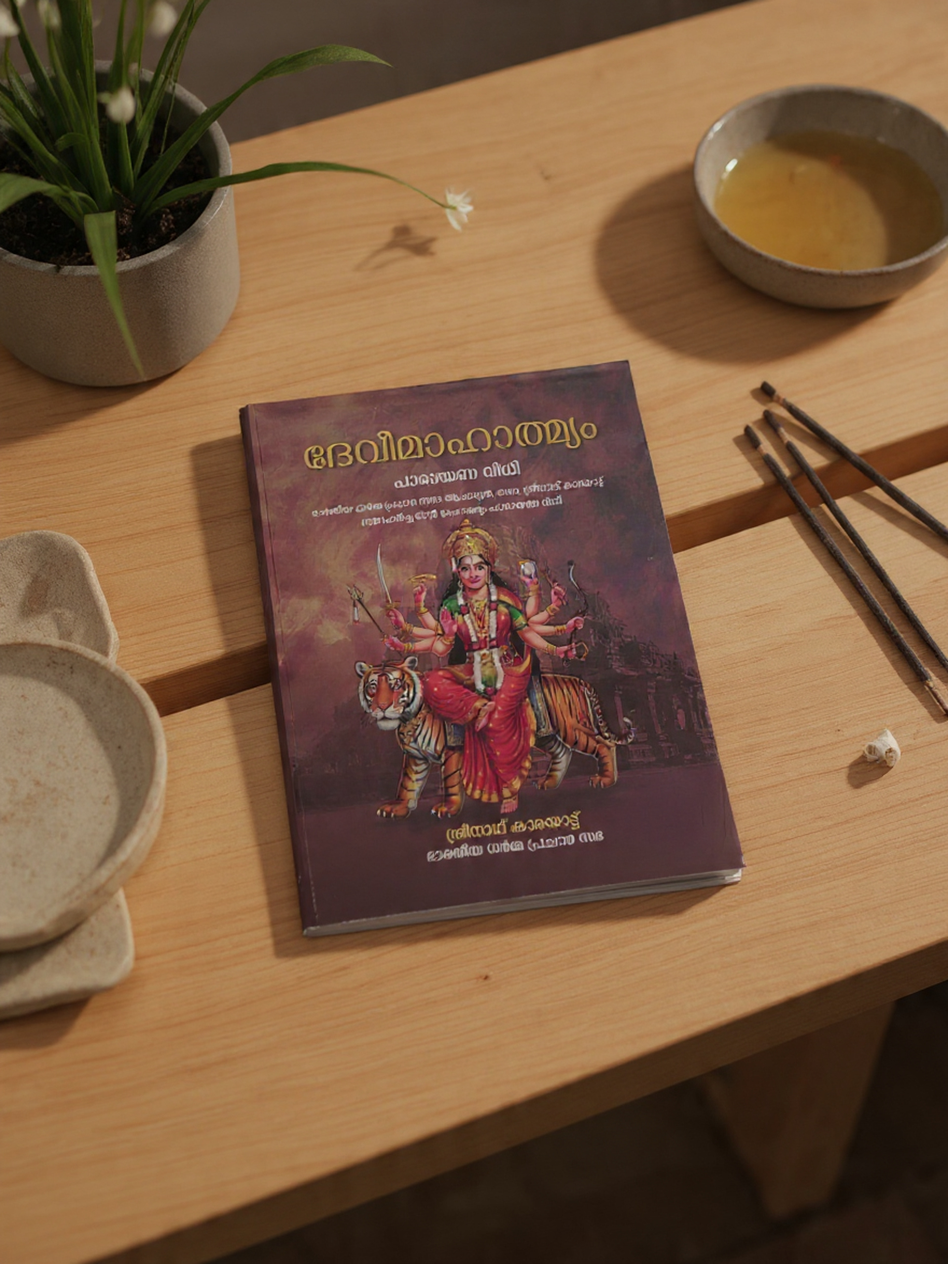 create_a_product_mockup_for_im_attached DEVI MAHATMYAM (PARAYANA VIDHI ) - Image 1