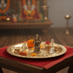 Mahalakshmi idol Small - Image 2